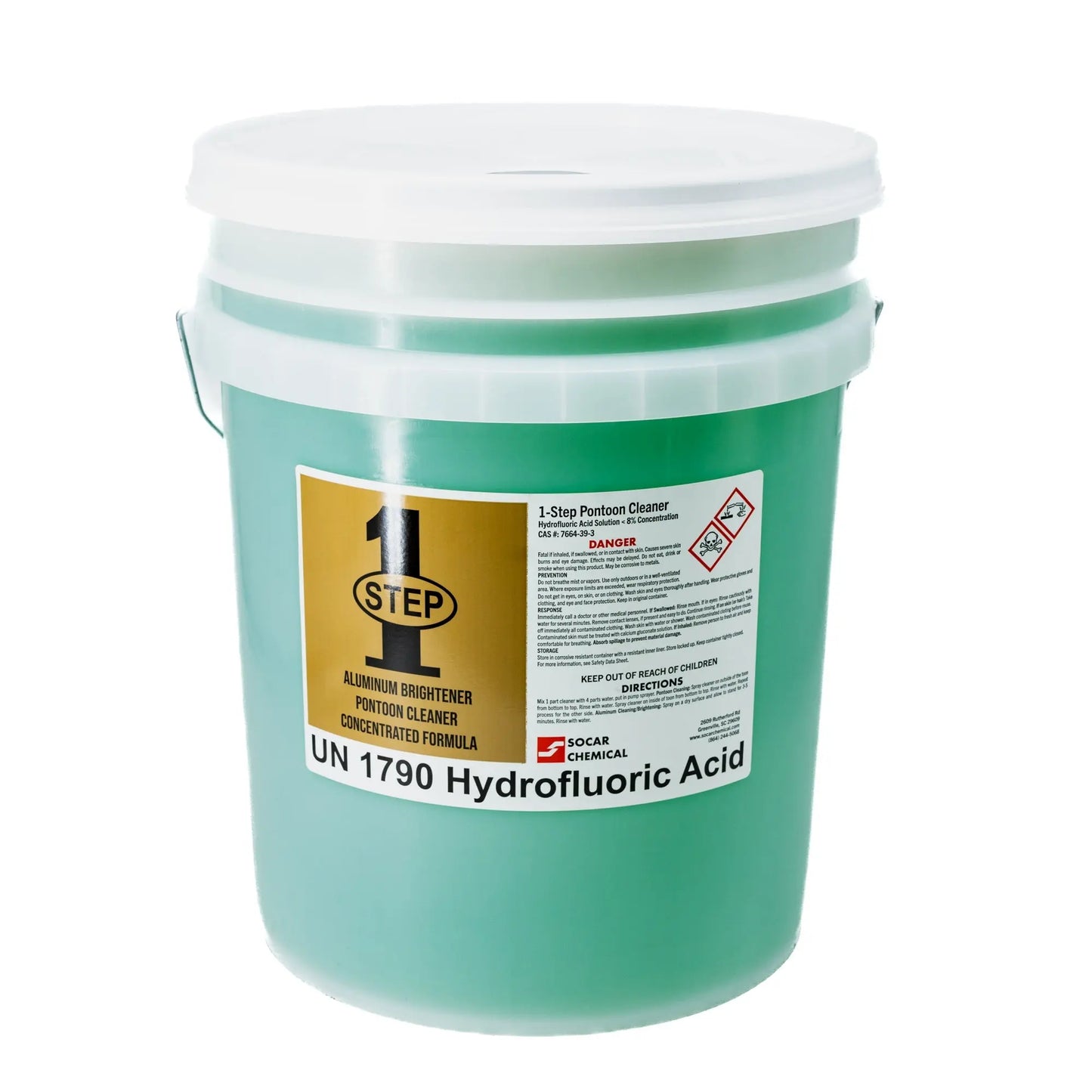 1-Step Pontoon Cleaner Concentrate (1 Gal Makes 5 Gal) Socar Chemical