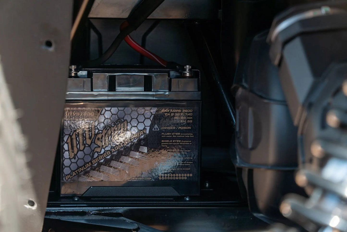 Can-Am® Defender 2nd Battery Mount Only (No Battery) | UTVS-DEF-2BATT-MT Dunes 2 Dezert SXS