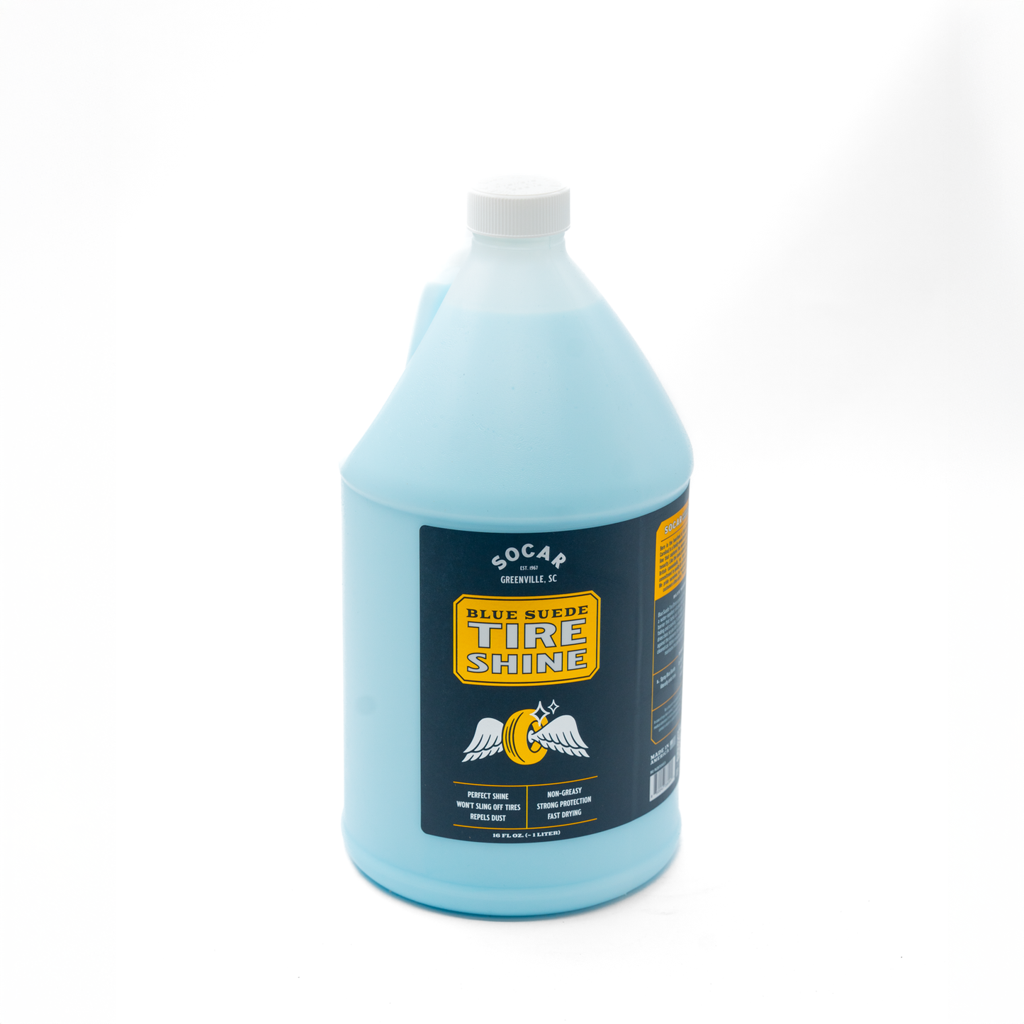Blue Suede Tire Shine with Protect Shield Formula™ Socar Chemical