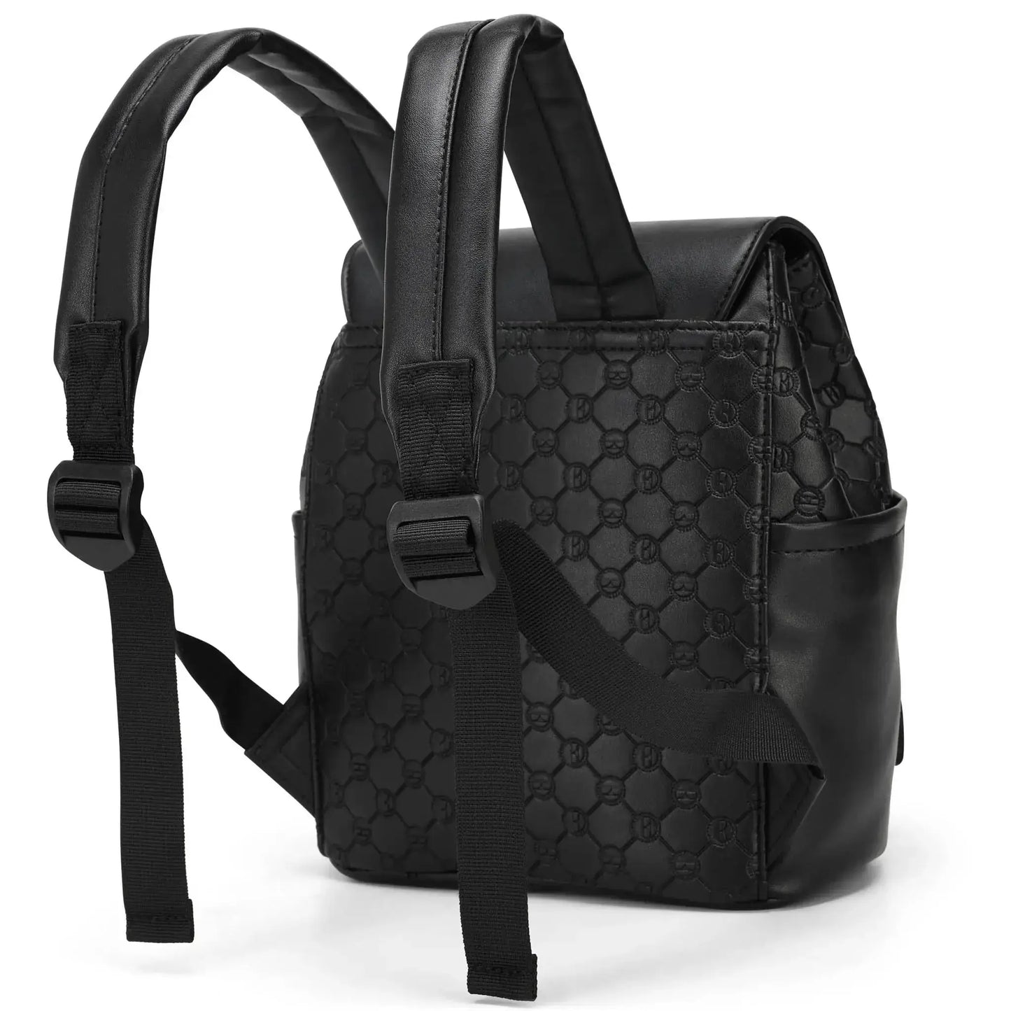Compass 10L Vegan Leather Monogram Mini Backpack Travellty