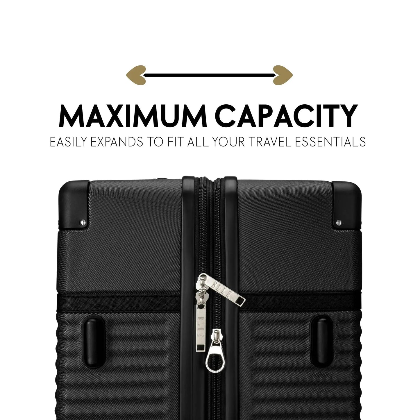Belleville 3 Piece Expandable Retro Luggage Set Travellty