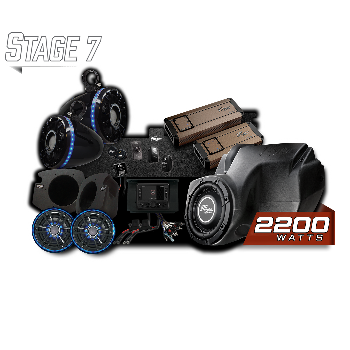 RZR® Elite Series Stage 7 Stereo Kit | UTVS-RZR-S7-E Dunes 2 Dezert SXS