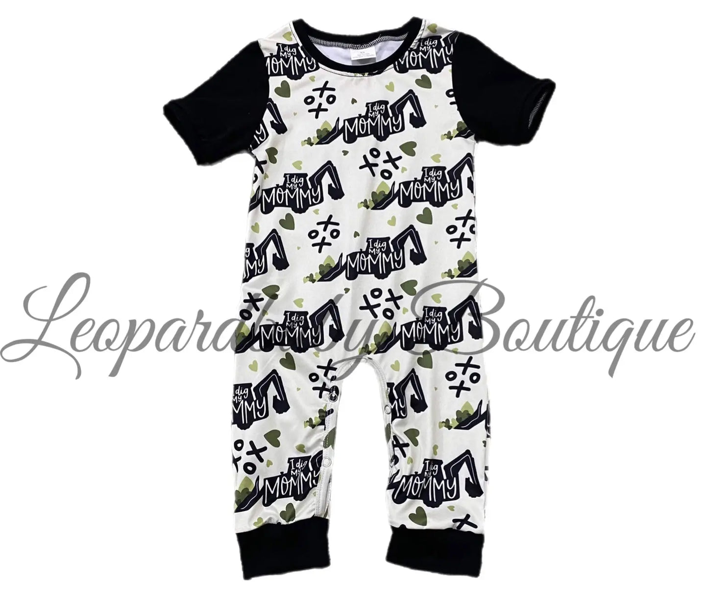 I dig my mommy boy romper - Get it from Bo