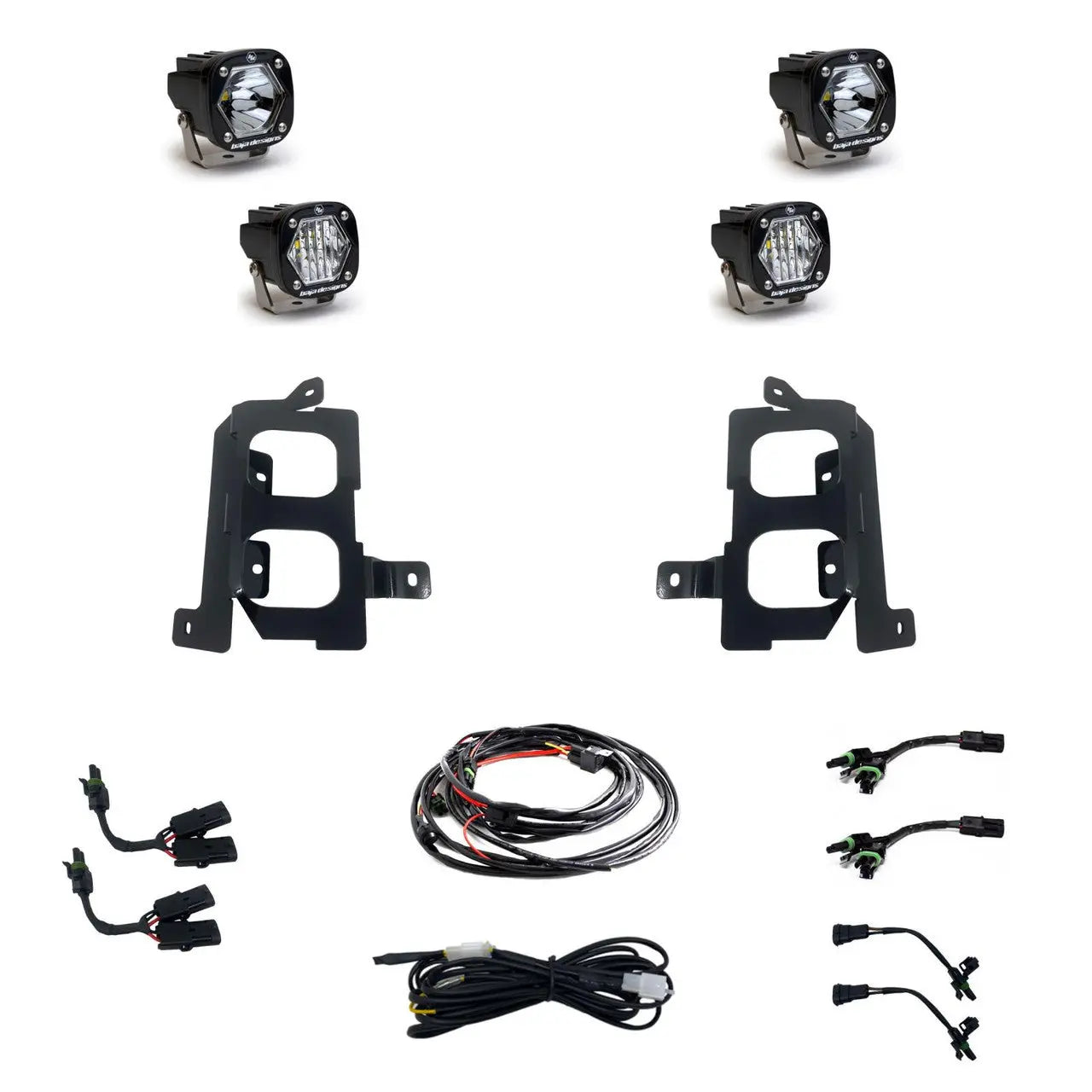 Baja Designs S1 Dual Fog Pocket Light Kit | 2020-22 GMC Sierra 2500HD/3500HD - Get it from Bo