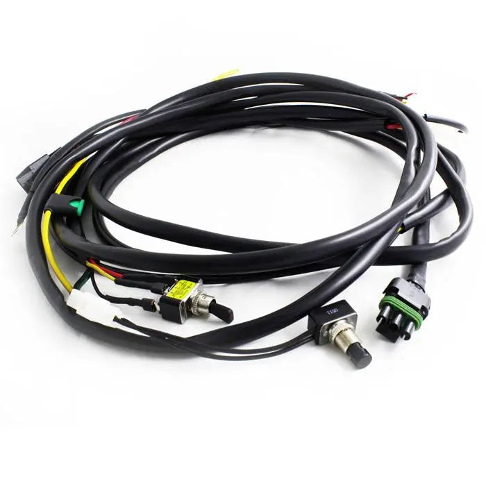 Baja Designs OnX6/XL Hi-Power w/Mode Switch 2-Light Max (355 Watts) Wiring Harness | Universal Dunes 2 Dezert SXS