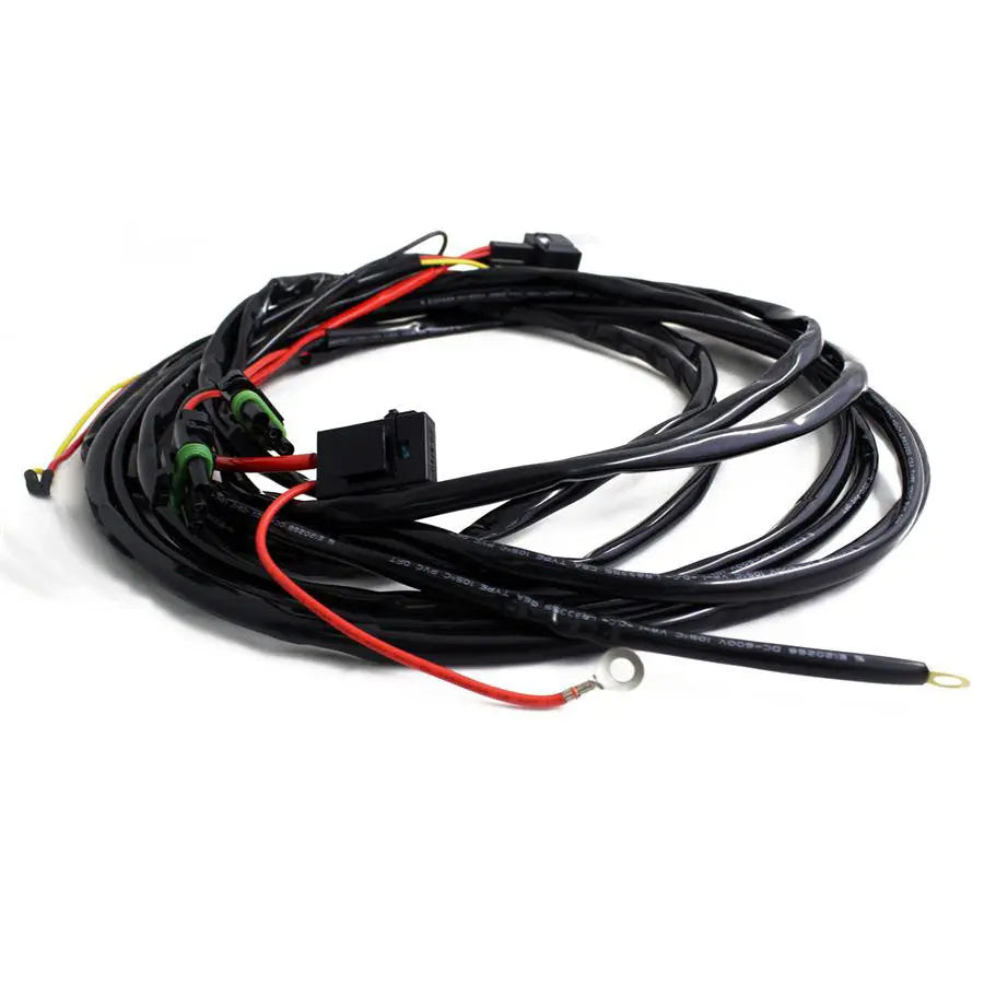 Baja Designs OnX6/S8/XL 3-Pin Hi-Beam 2-Light Max (150 Watts) Wiring Harness | Universal - Get it from Bo