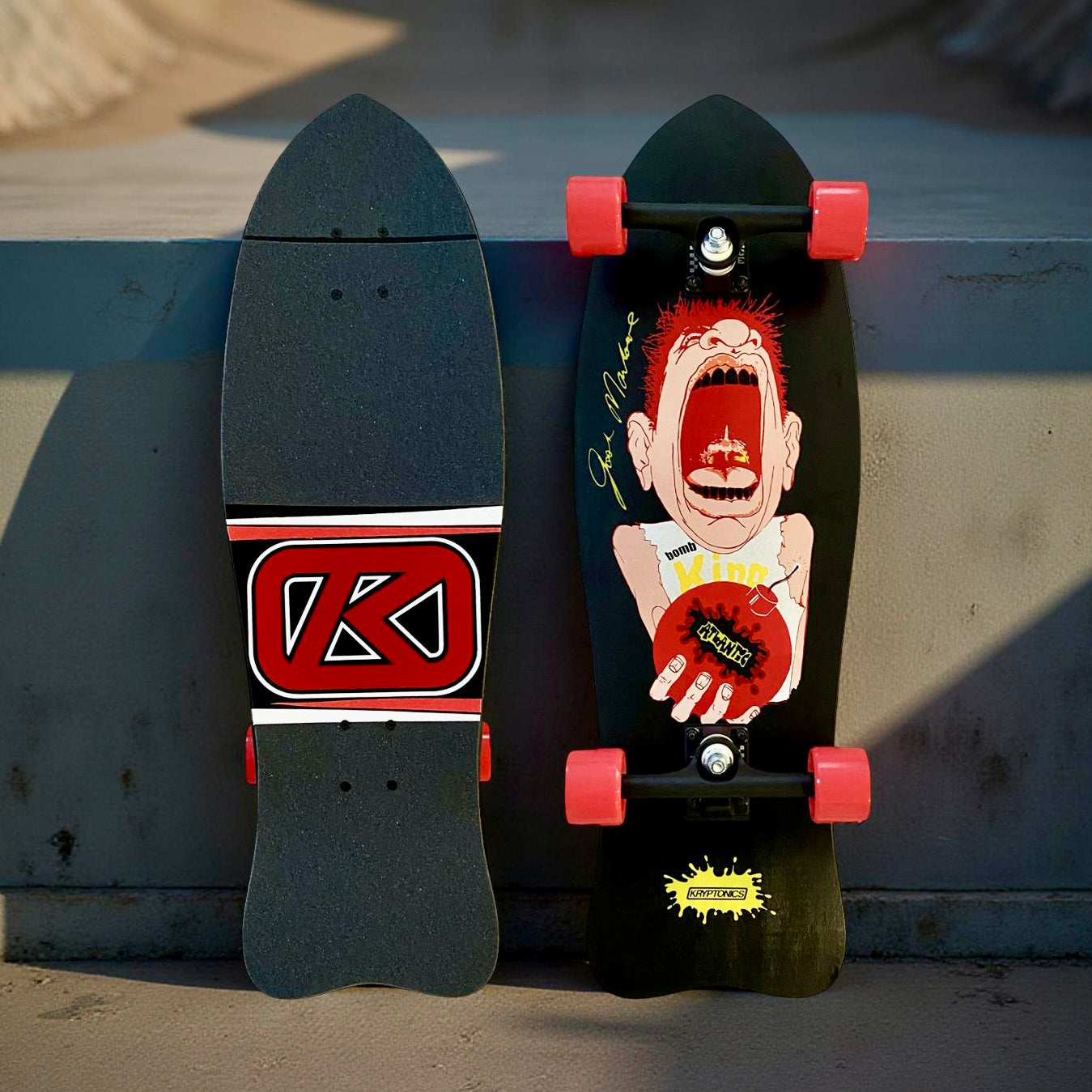 Josh Marlowe “Bomb King” Limited Edition Torpedo COMPLETE 10”x31” HAND-PAINTED (1 of 5) - Get it from Bo