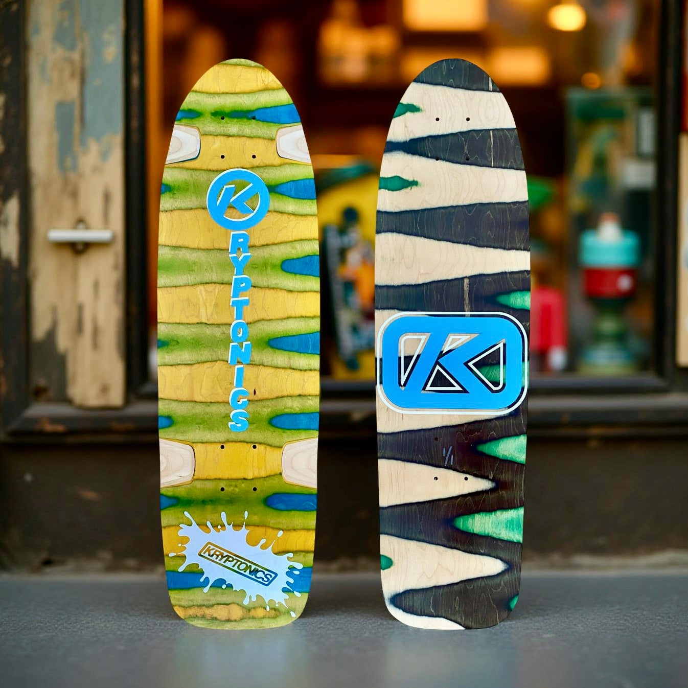 Kryptonics ONE-OF-A-KIND & HAND-PAINTED CRUISER Deck or Complete 8.5”x31” (1 of 1) - Get it from Bo