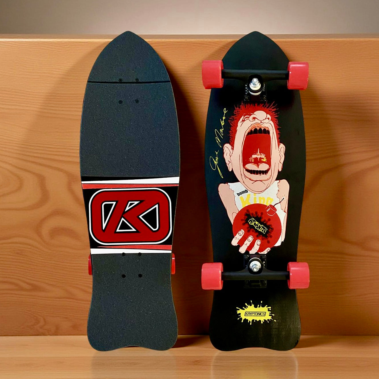 Josh Marlowe “Bomb King” Limited Edition Torpedo COMPLETE 10”x31” HAND-PAINTED (1 of 5) - Get it from Bo