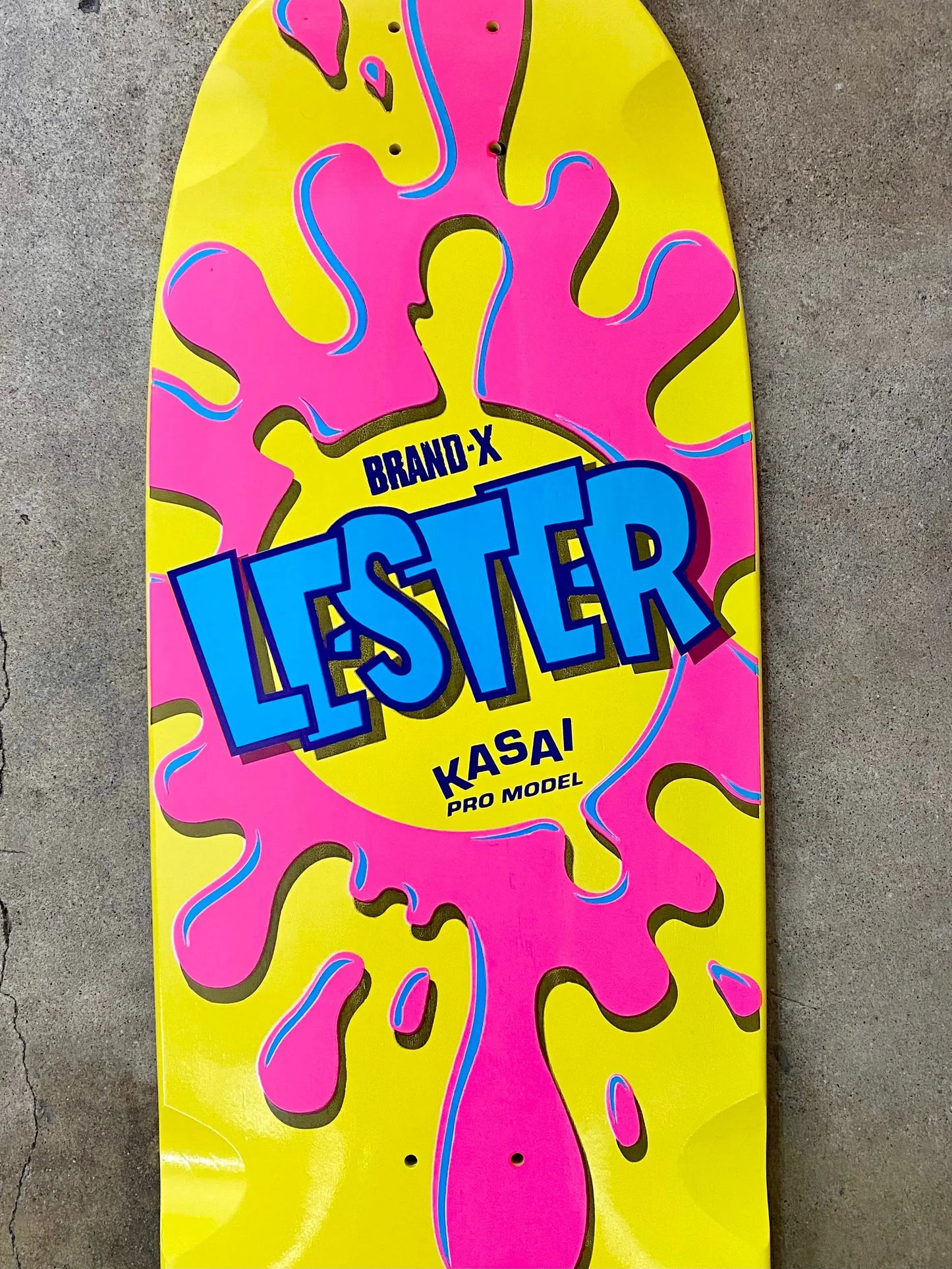 Lester Kasai 10”x30” HAND PAINTED Limited Edition Deck (PRE-ORDER, NOVEMBER) Brand-X Skateboards
