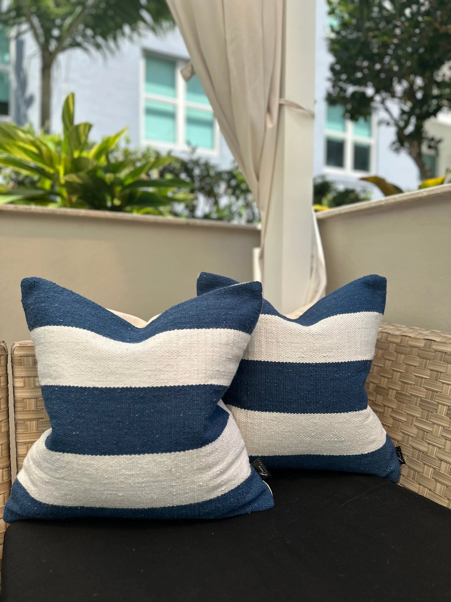 Chatham Striped Outdoor Pillow Cover Busa Designs
