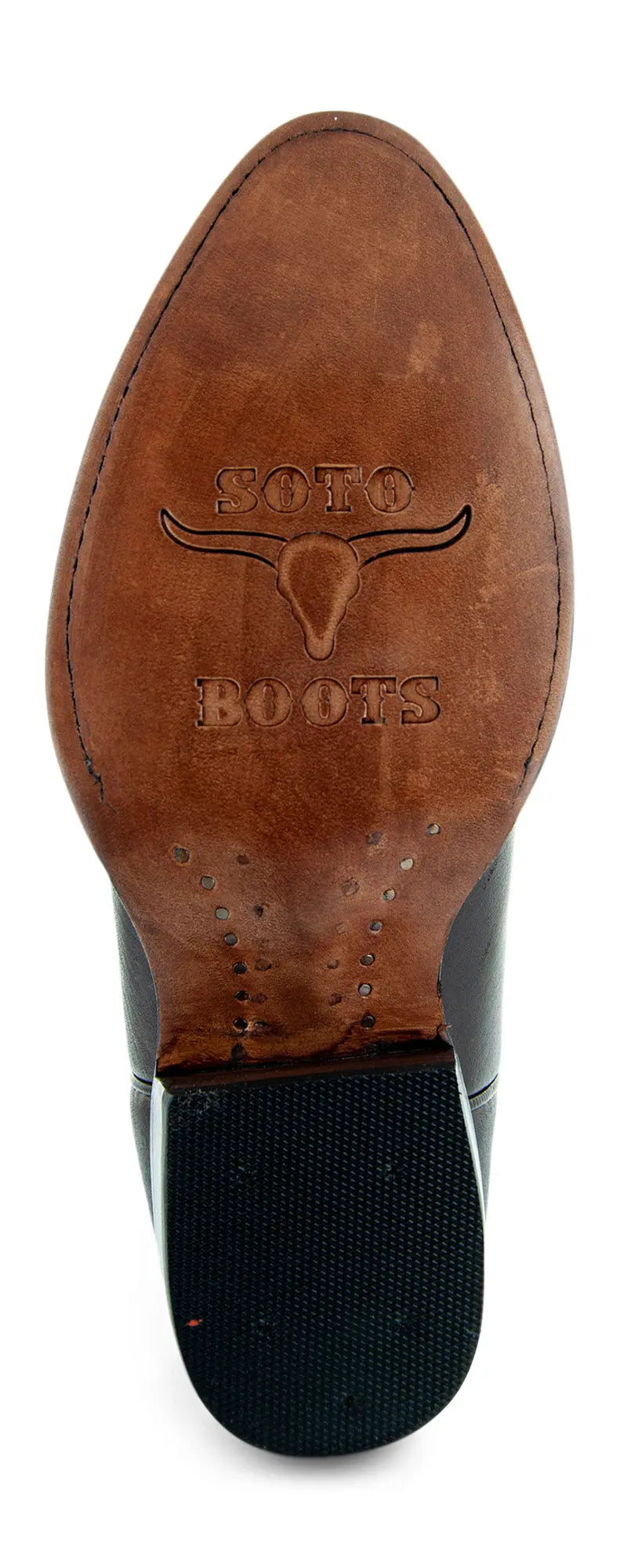 Cowboy Dress Boots | Mens Classic Round-Toe Boots (H7001-Brown) Soto Boots