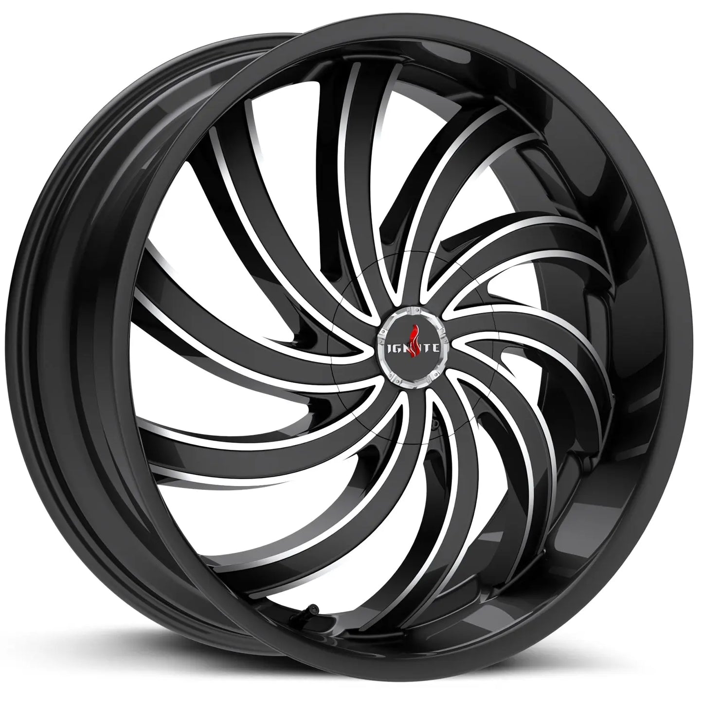 Flame Gloss Black Milled Ignite