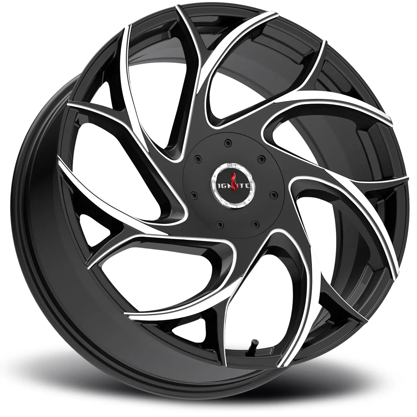 Inferno Gloss Black Milled Tips Ignite