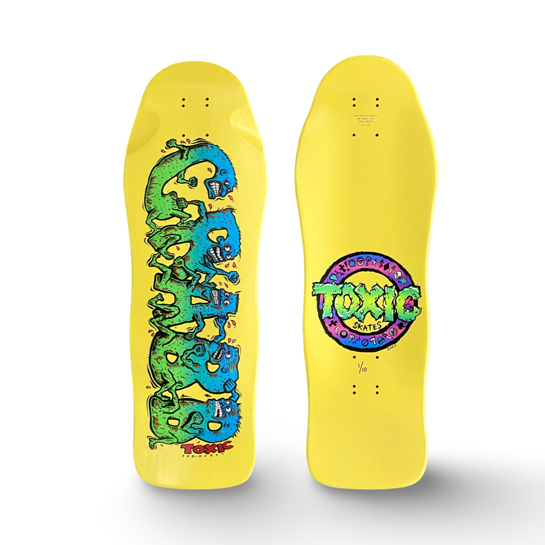 Dave Crabb Crabby Letters Limited Edition Deck 10.1"x30" HAND PAINTED (1 of 10) - Get it from Bo