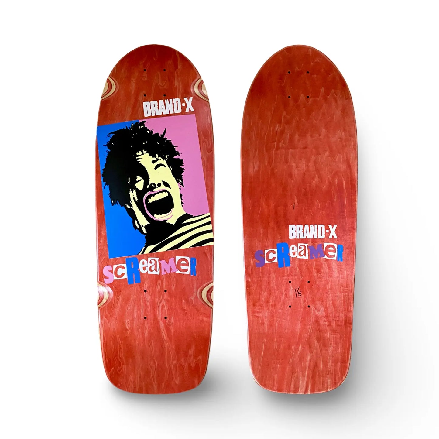 Screamer 10”x30” HAND PAINTED Limited Edition Deck (1 of 5) - Get it from Bo