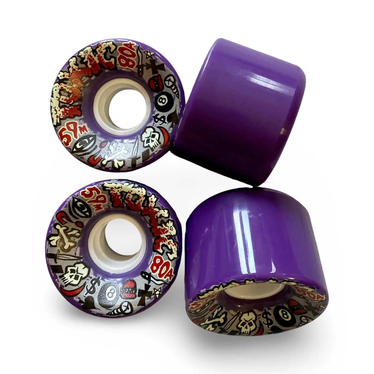 Toxic Team ALL-TERRAIN MED Wheels 59mm/80A - Get it from Bo