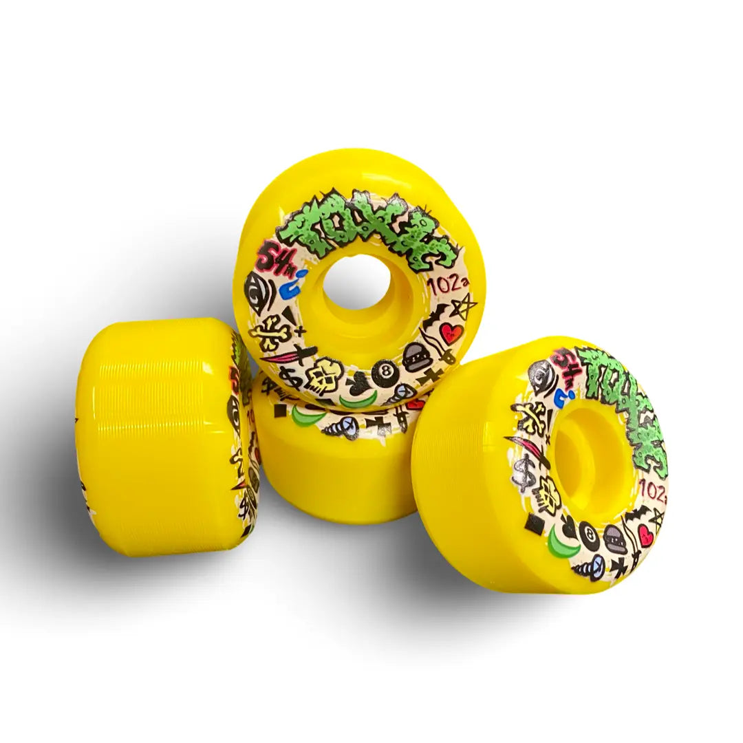 Toxic Team VERY HARD Wheels 54mm/102a - Get it from Bo