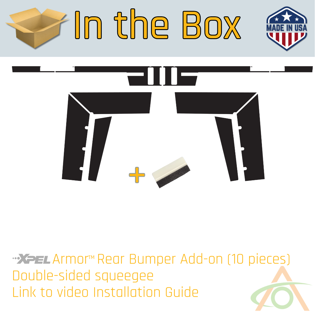 XPEL Armor Rear Bumper Protection for CyberTruck (Add-On Kit) Abstract Ocean