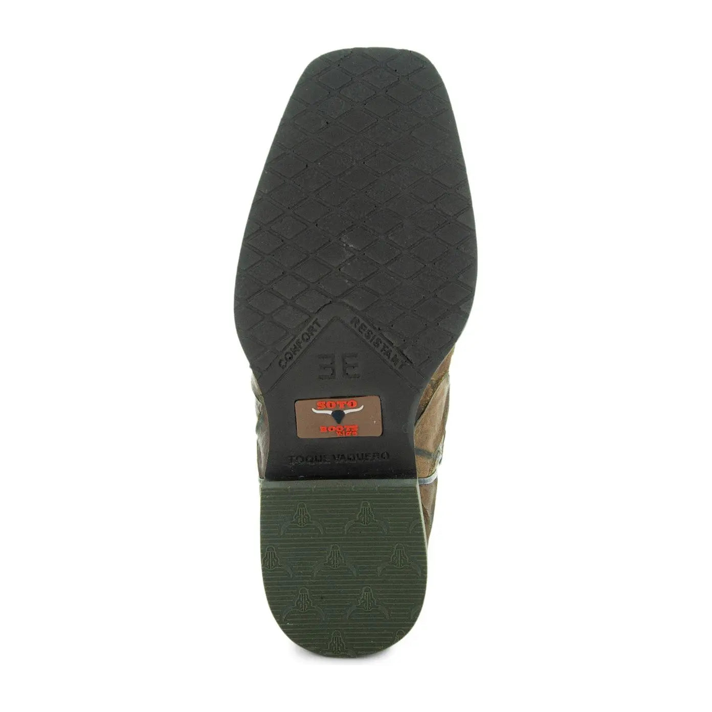 Soto Boots Kids Pirarucu Print Cowboy Boots K4008 Soto Boots