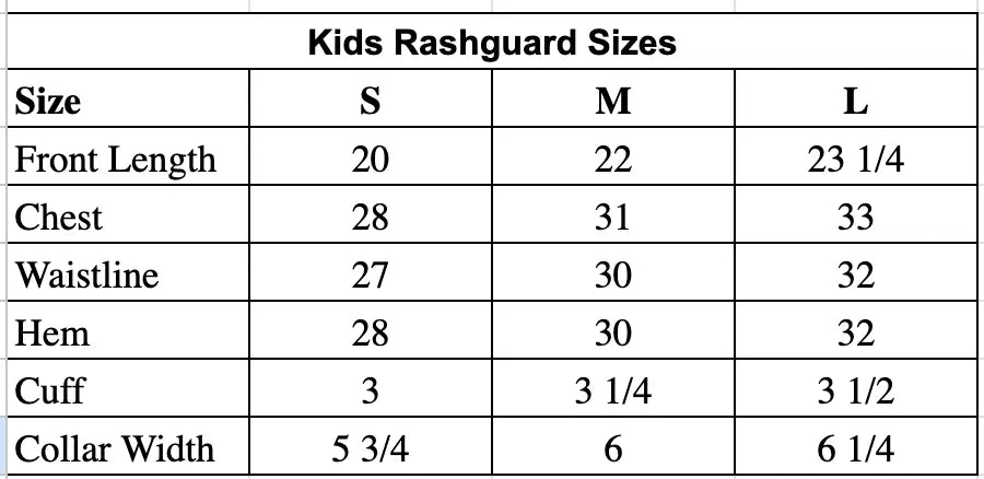KIDS Core Short Sleeve Rash Guard NoGi Industries