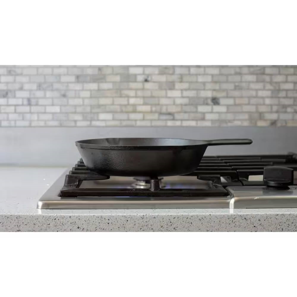 12-inch Cast Iron Skillet Frying Pan with Pour Spout - Made in the USA FastFurnishings