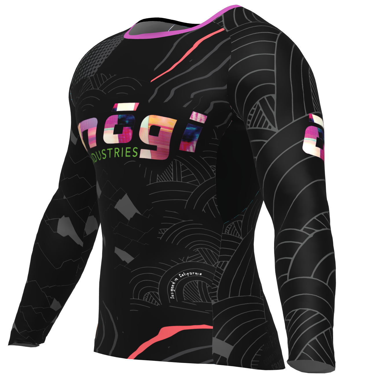 Acid Gambit Long Sleeve Rash Guard - Get it from Bo