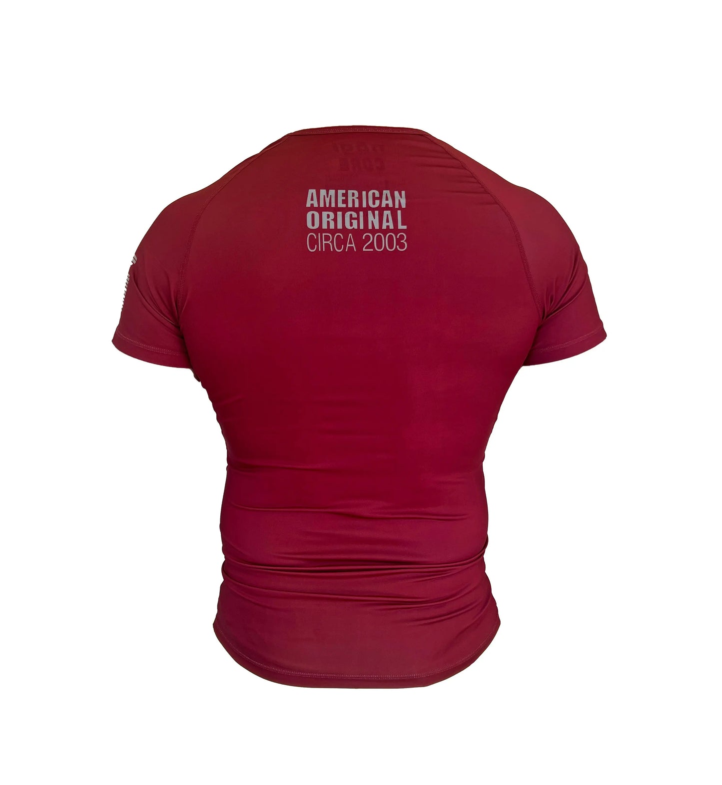 Core Short Sleeve Rash Guard - MERLOT RED - Get it from Bo
