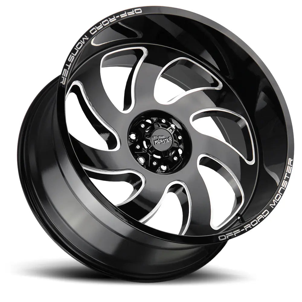 M07 Gloss Black Milled Off Road Monster