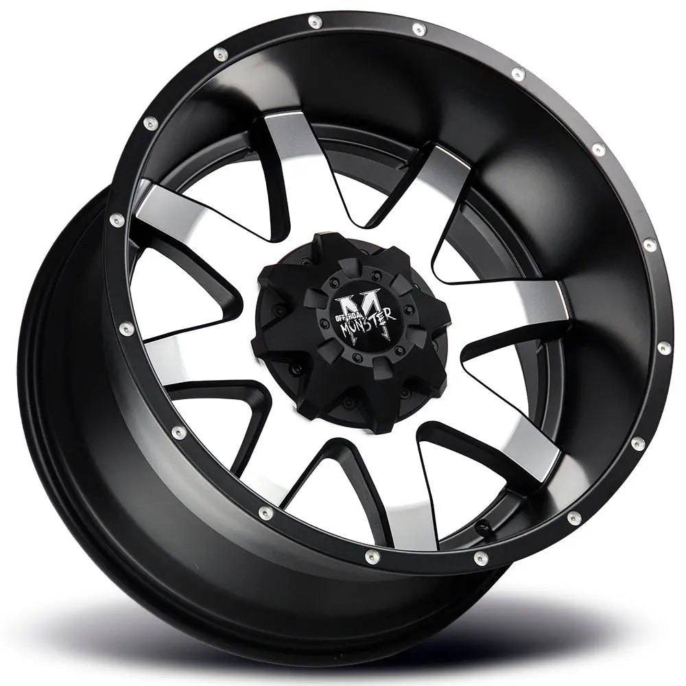 M08 Flat Black Machined Off Road Monster