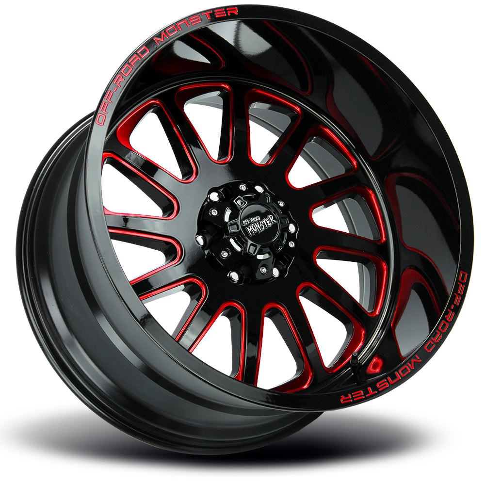 M17 Gloss Black Candy Red Milled