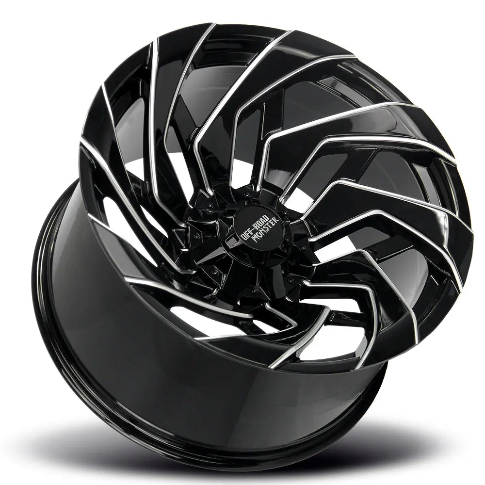 M24 Gloss Black Milled Off Road Monster