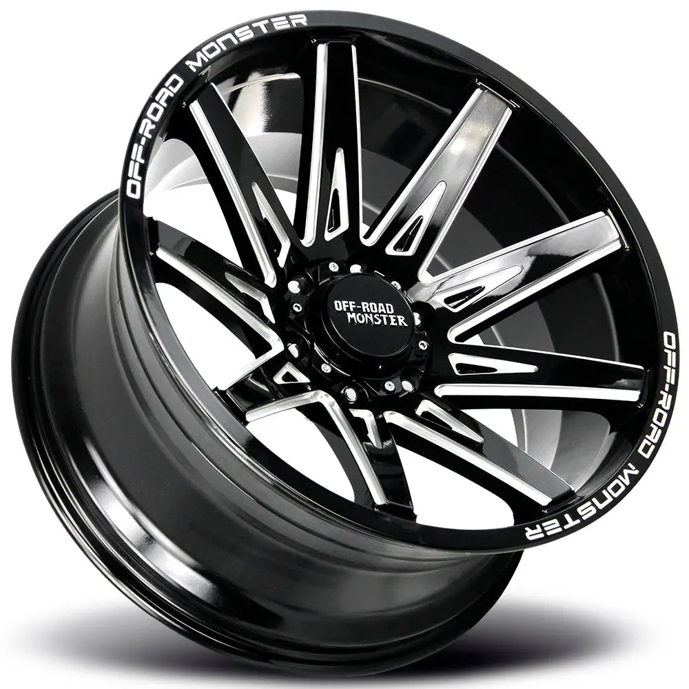 M25 Gloss Black Milled Off Road Monster