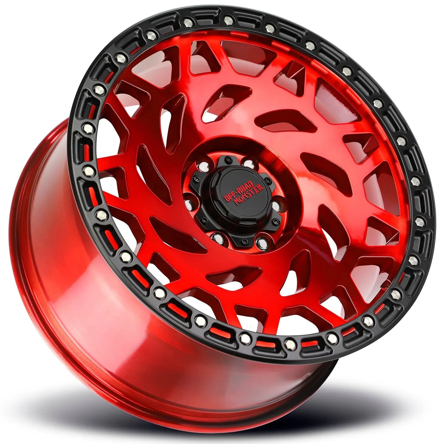 M50 Candy Red Black Ring Off Road Monster