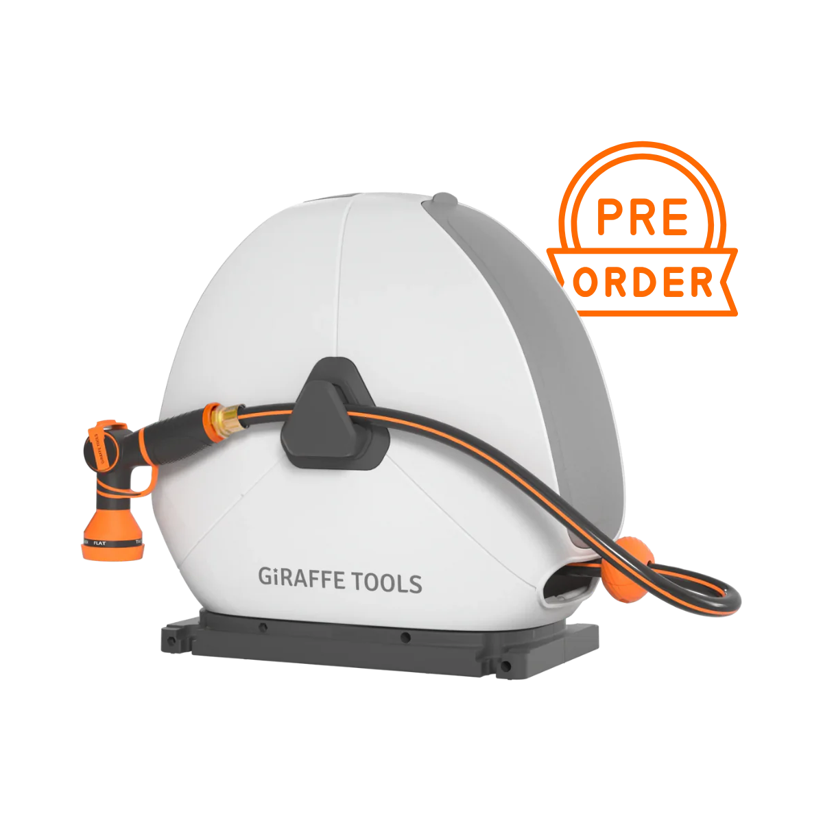 Ground-Mounted Retractable Hose Reel 82ft-130ft