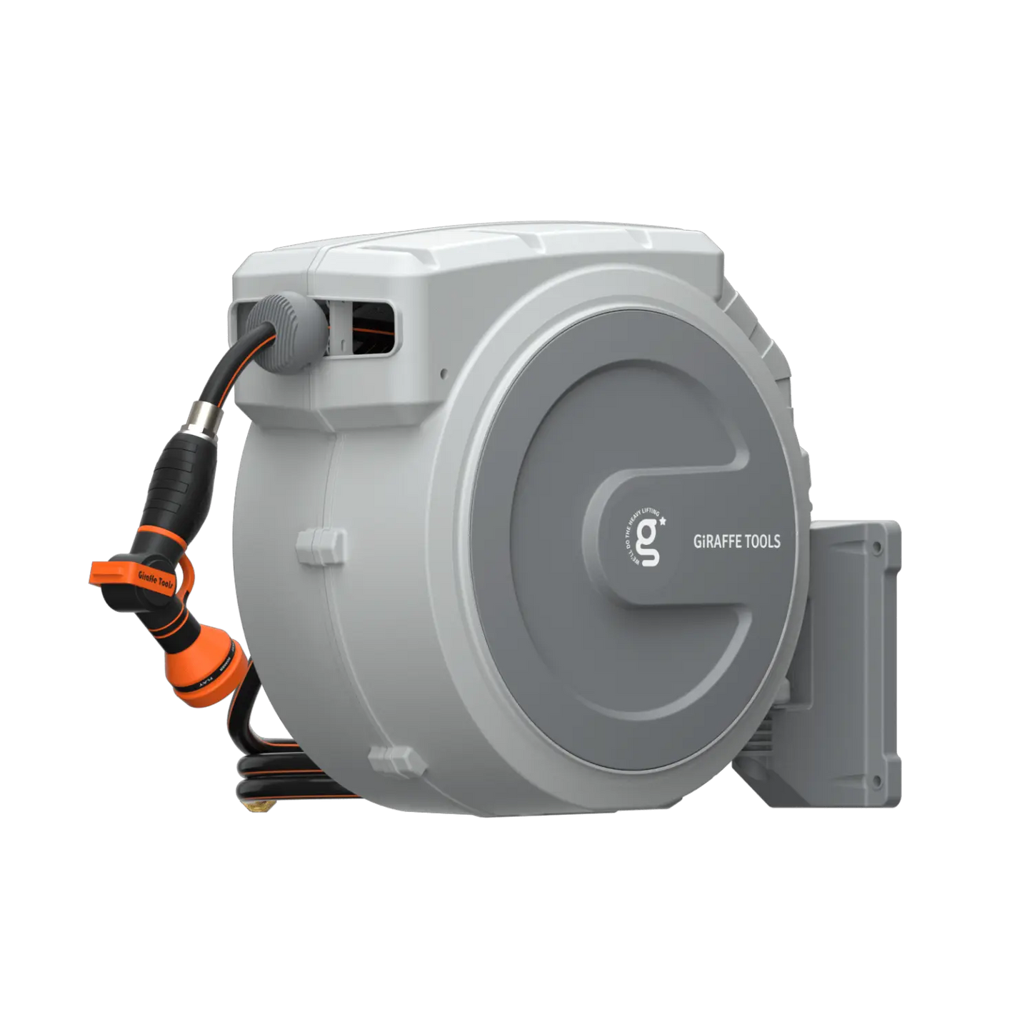 Retractable Garden Hose Reel-1/2in-130ft Giraffe Tools US