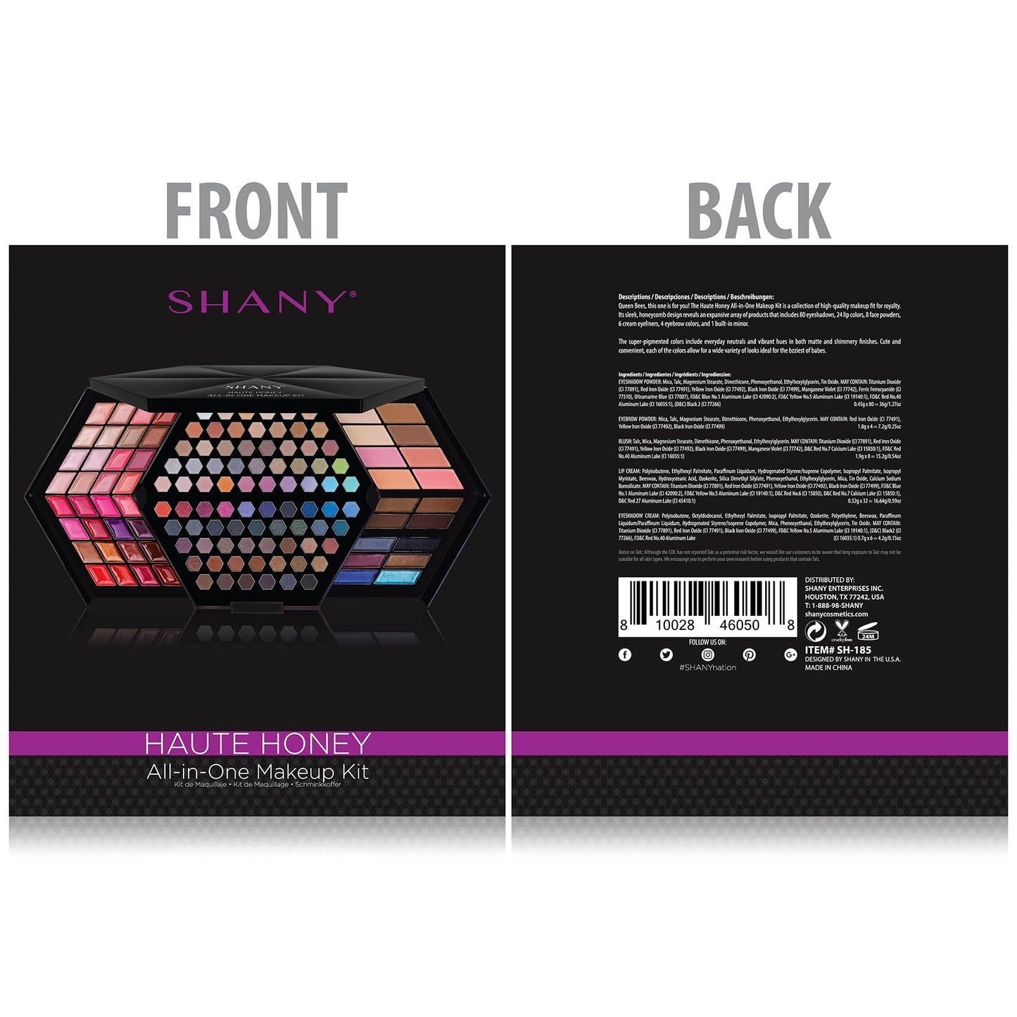 Haute Honey Makeup Set - All-in-One Makeup Kit SHANY