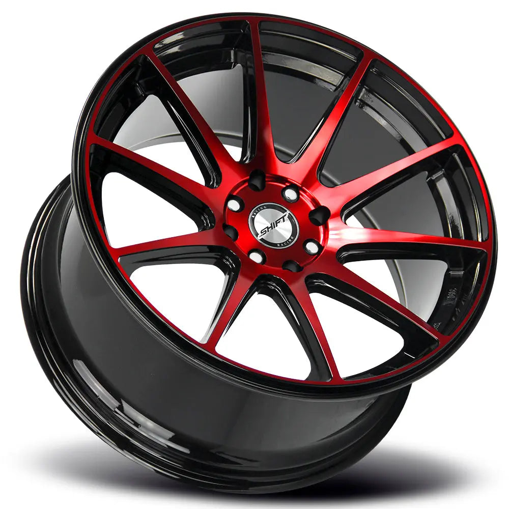 Gear Gloss Black Candy Red Machine Shift