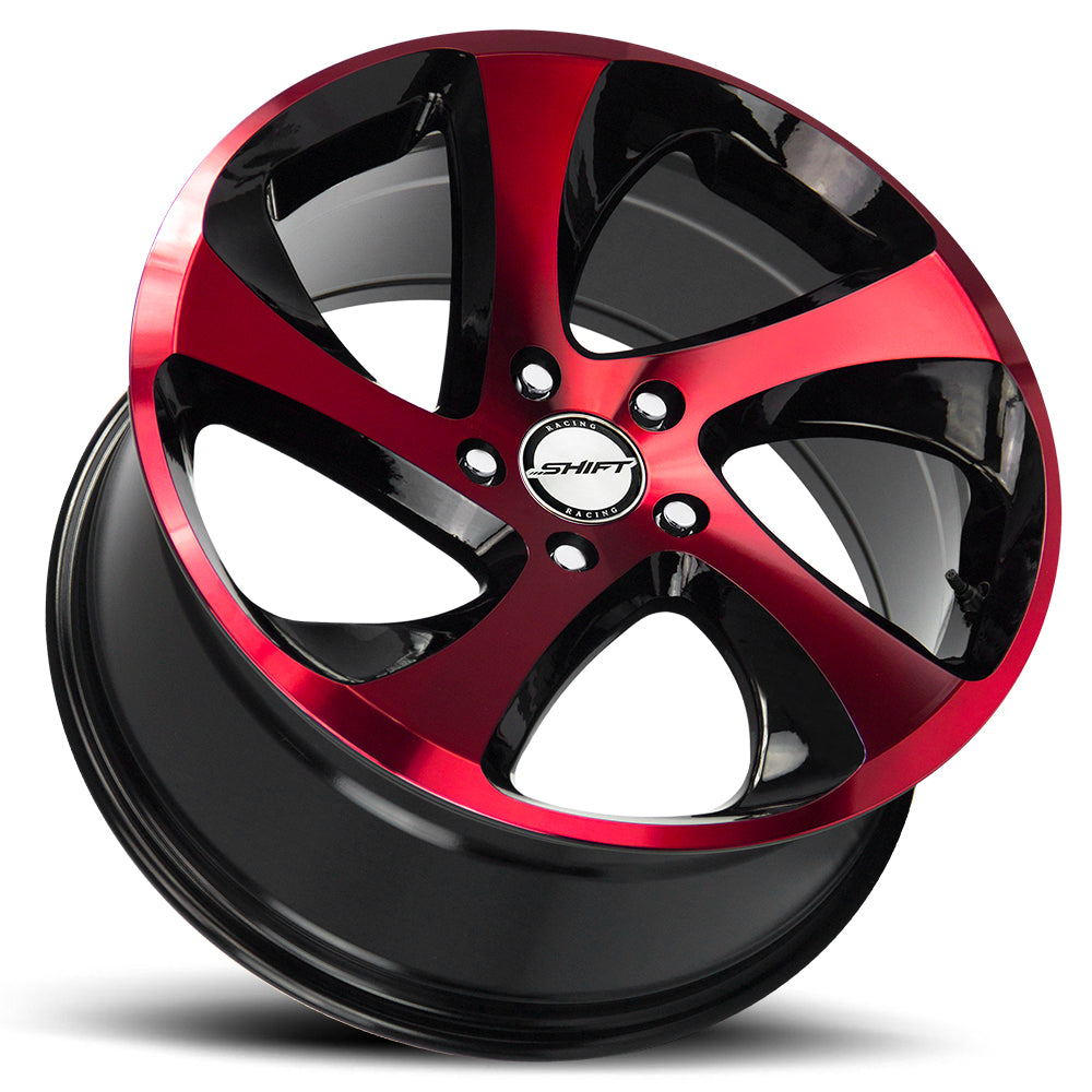 Strut Gloss Black Candy Red Face