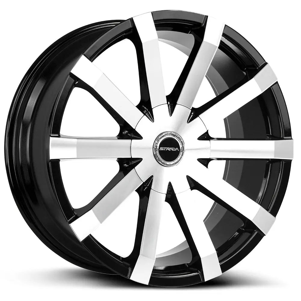 Gabbia Gloss Black Machined Strada