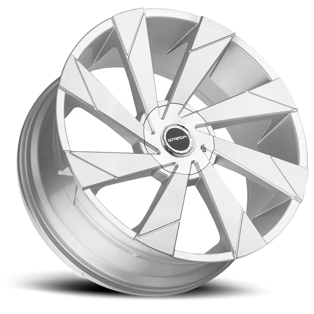 Moto Brushed Face Silver Strada