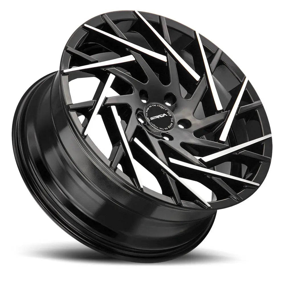 Nido Gloss Black Machined Tips Strada