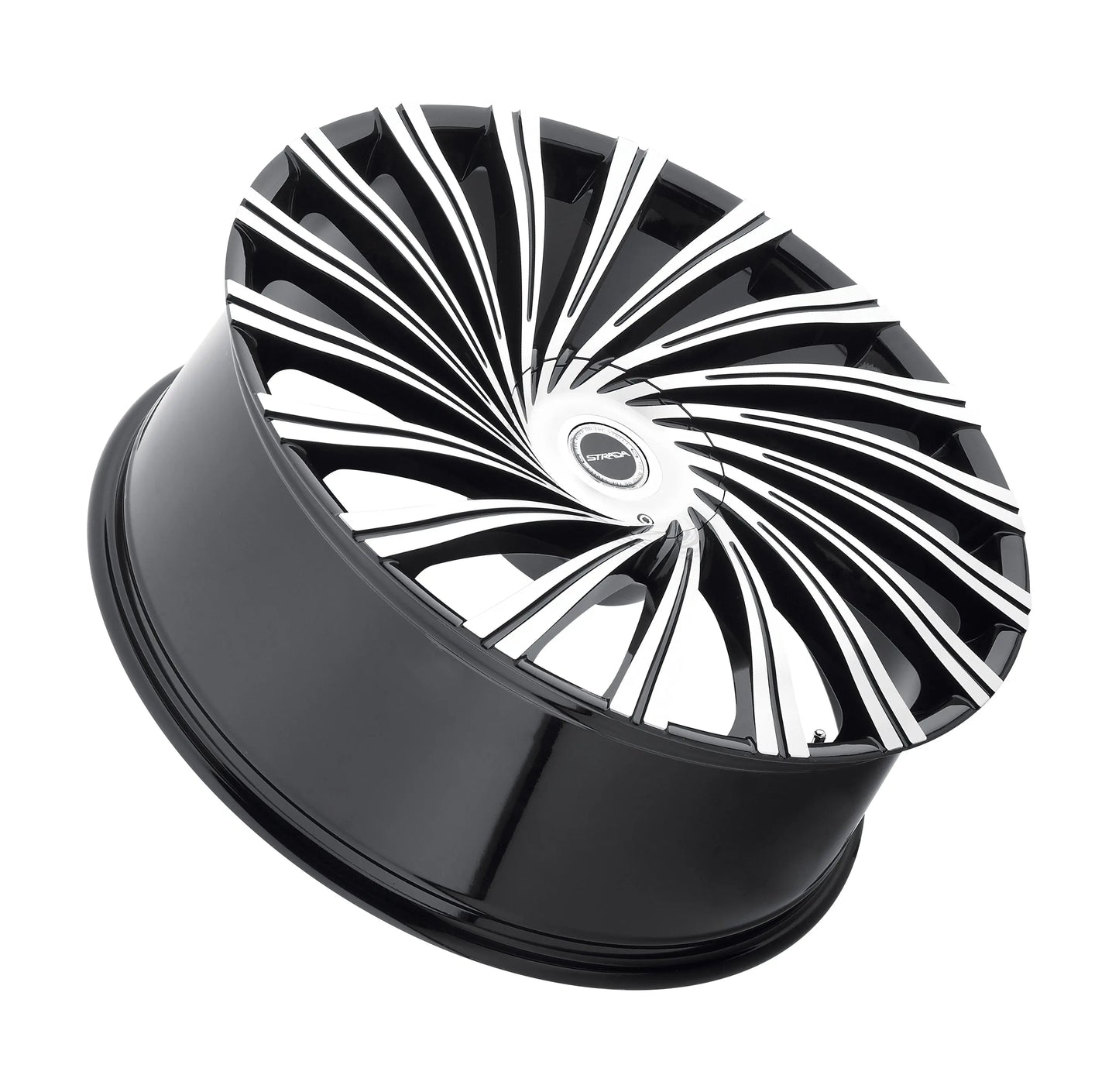 Tornado Gloss Black Machined Strada