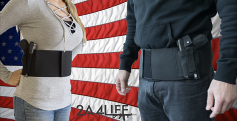 Universal Comfort-Fit Belly Band Holster 2A4LIFE