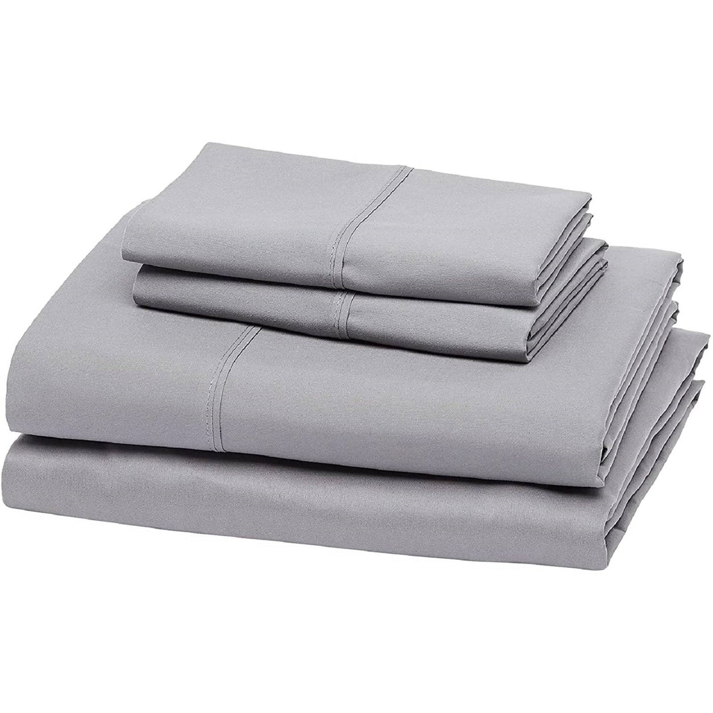 Twin size Silver Grey 100-Percent Egyptian Cotton 1000 Thread Count Sheet Set FastFurnishings