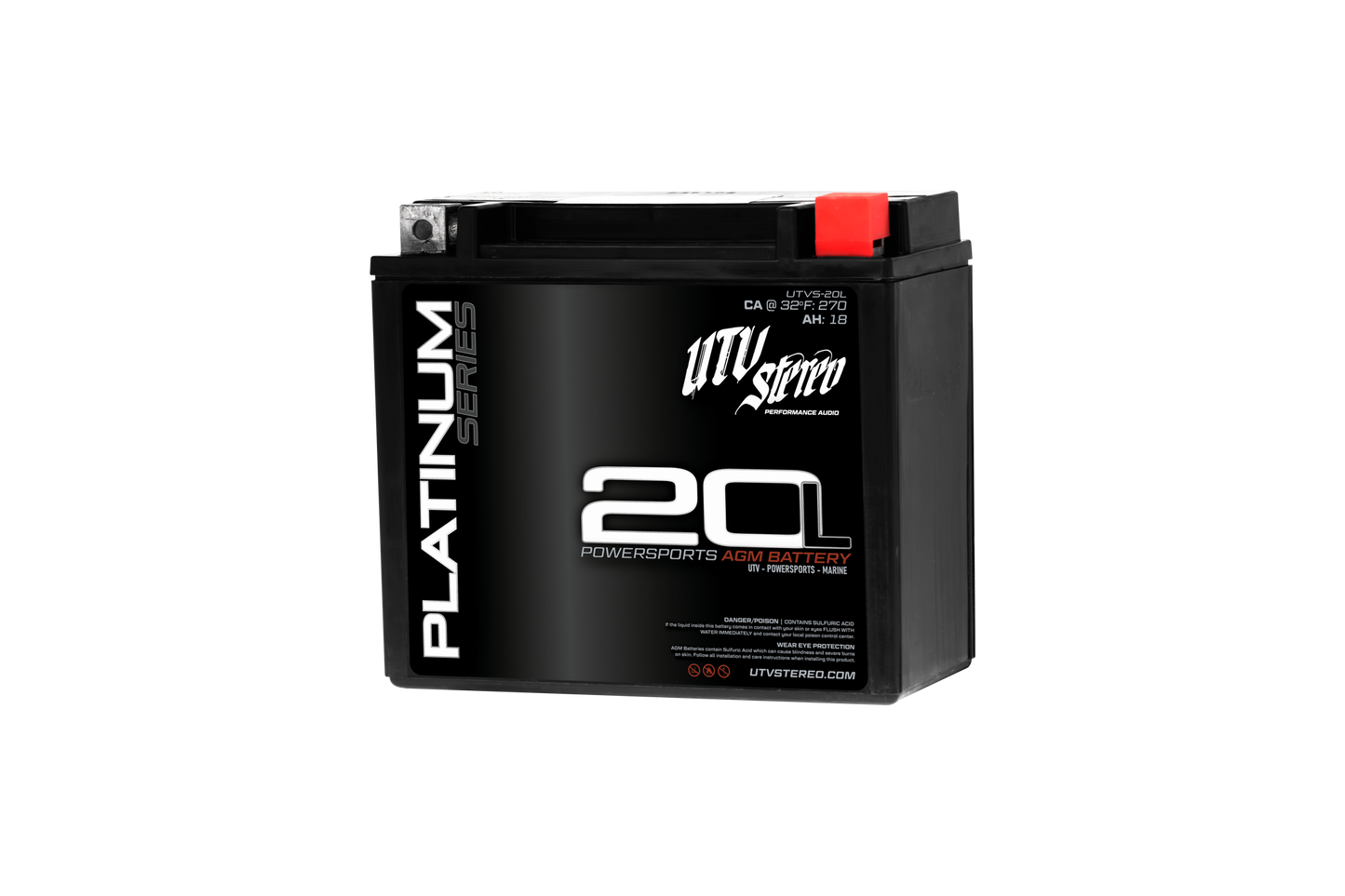 Can-Am® X3 Platinum Series AGM 20L Battery | UTVS-20L Dunes 2 Dezert SXS