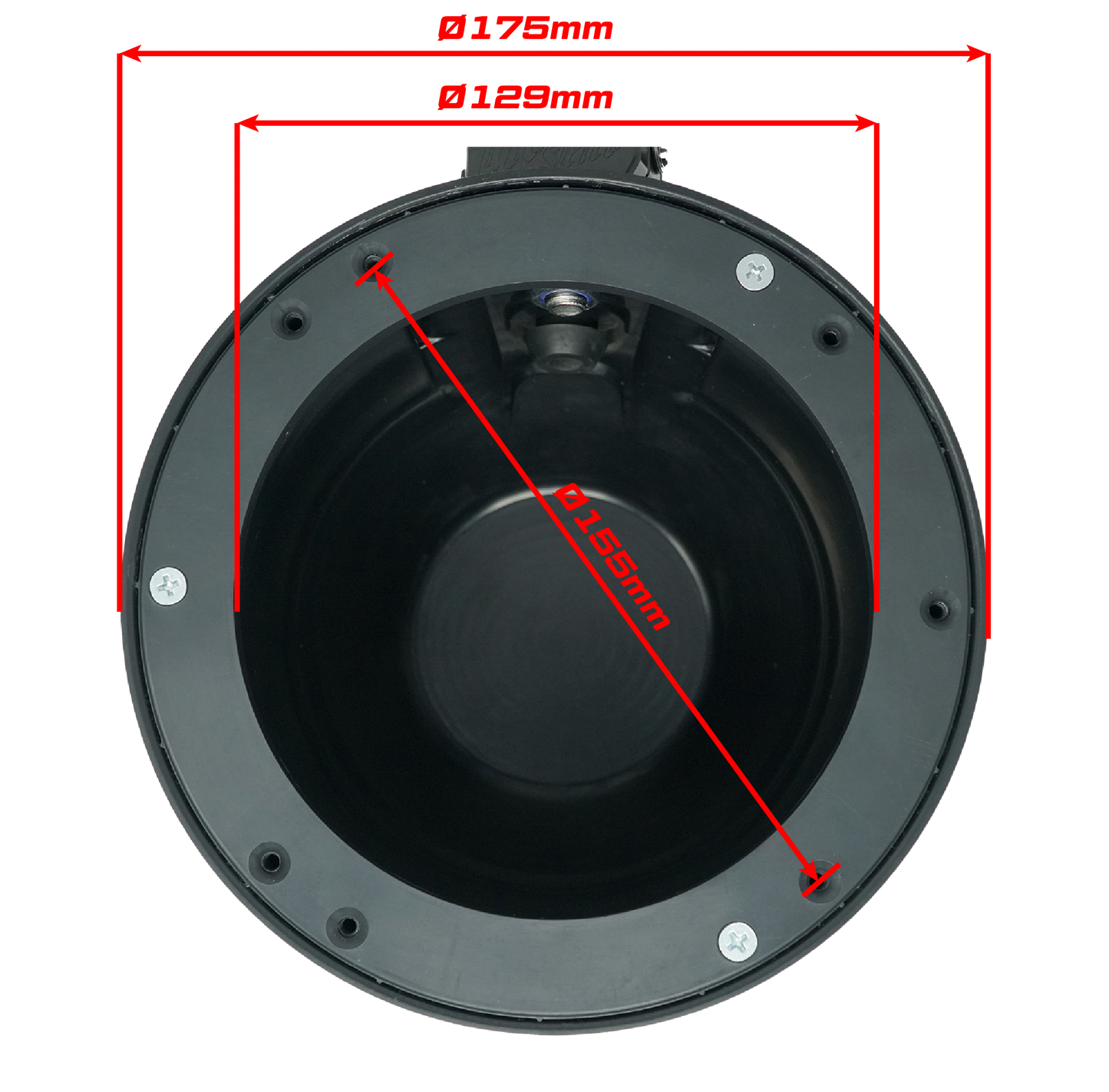 6.5" Cage Mount Pods - Unloaded (Pair) | UTVS-CP65 Dunes 2 Dezert SXS