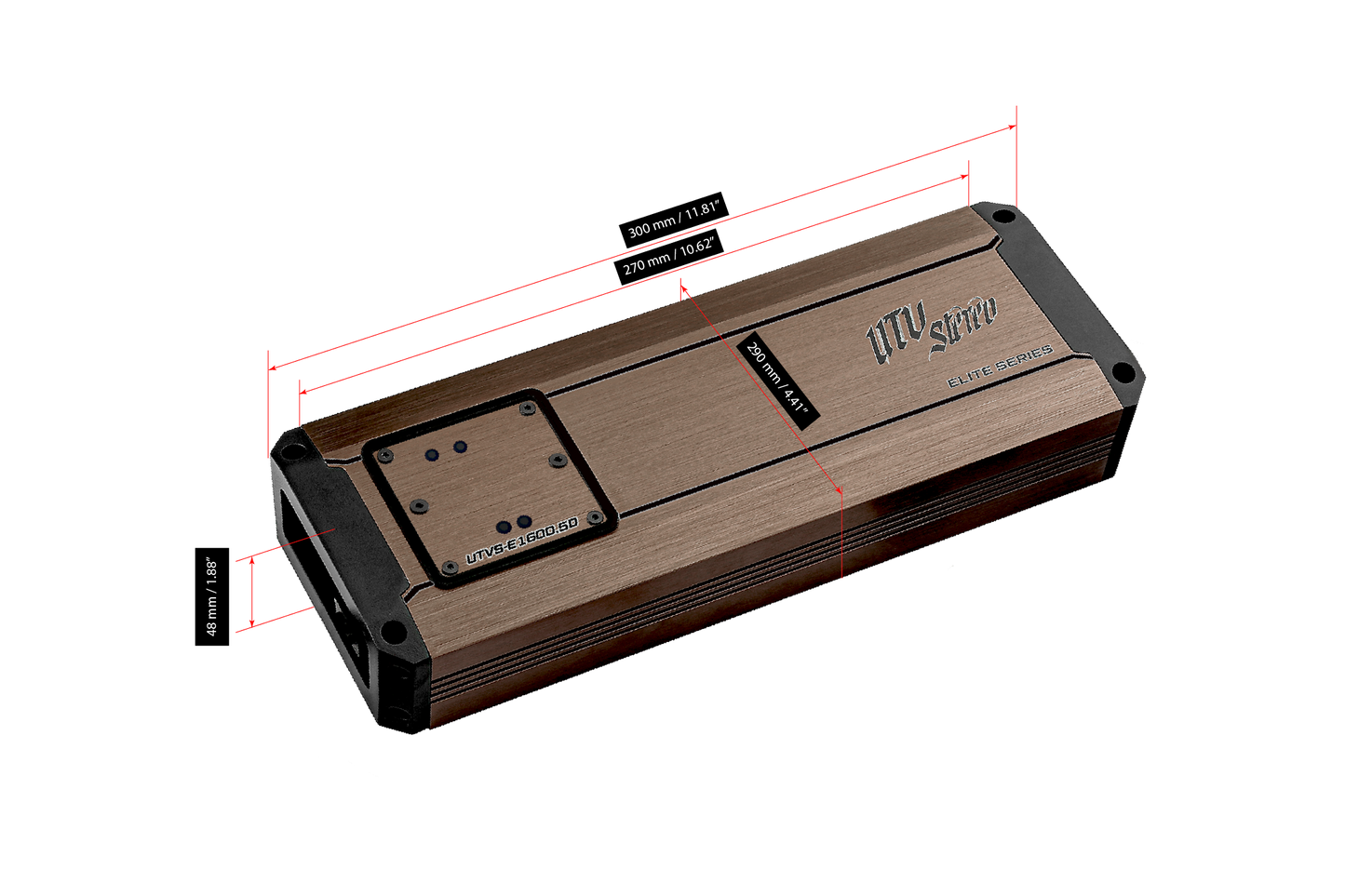 Elite Series 1600W 5-Channel Amplifier | UTVS-E1600.5D Dunes 2 Dezert SXS