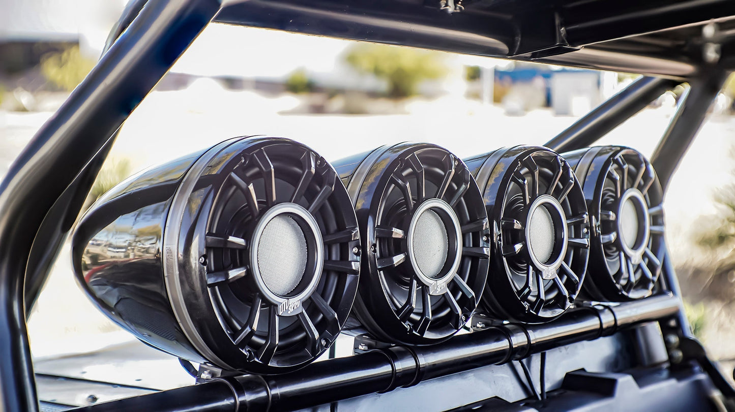 Elite Series 8" Compression Horn Speakers (Pair) | UTVS-E84 Dunes 2 Dezert SXS