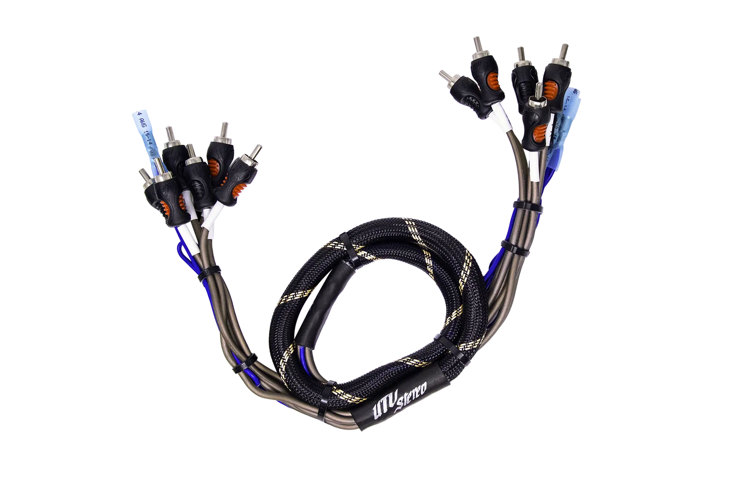 UTV Stereo 6-Channel RCA Harness - Front, Rear, Subwoofer, + Remote | UTVS-HARN-RCA-3 Dunes 2 Dezert SXS